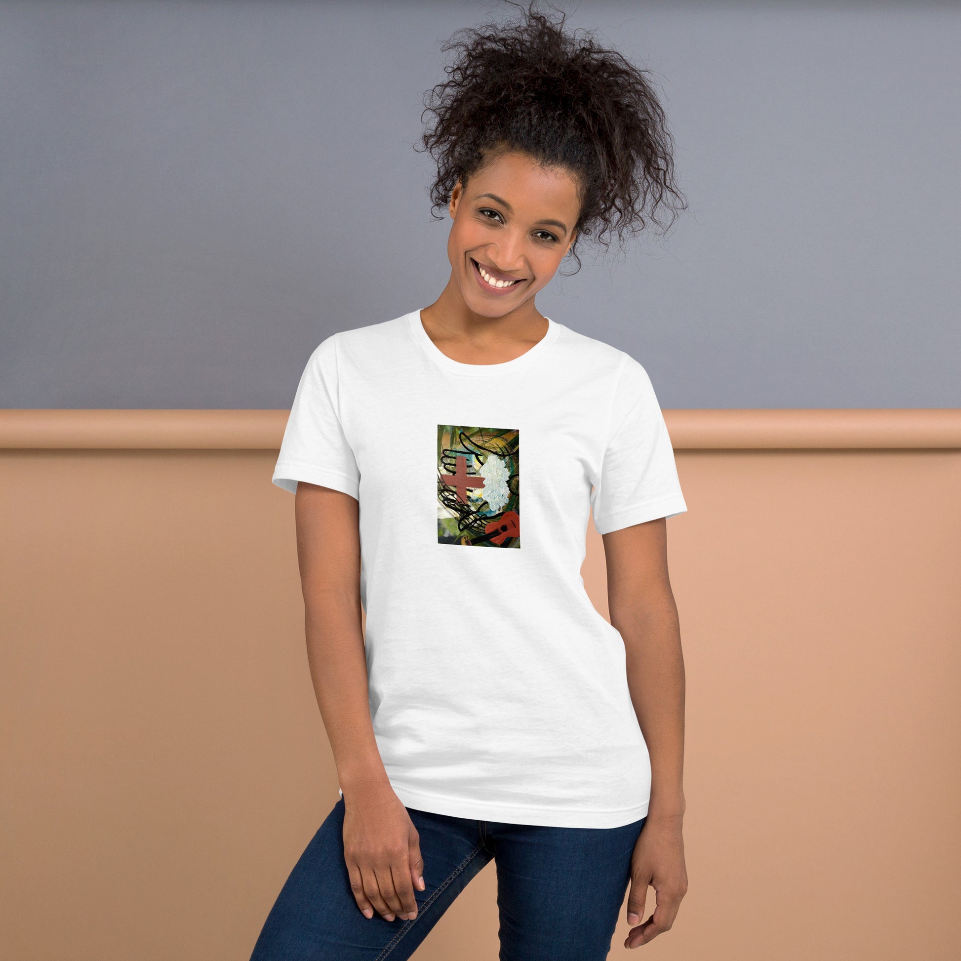 Frequency Unisex t-shirt The DEEP Store White XS