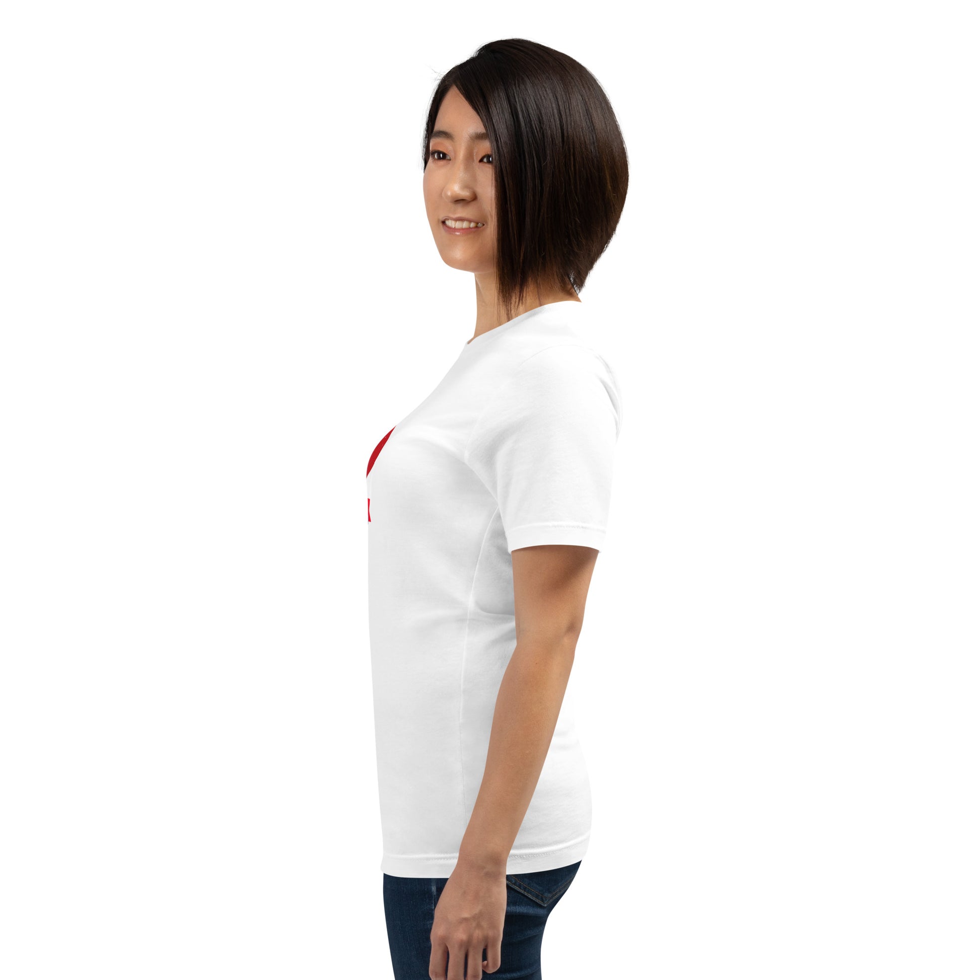 Unisex t-shirt Valentine Cat V The DEEP Store