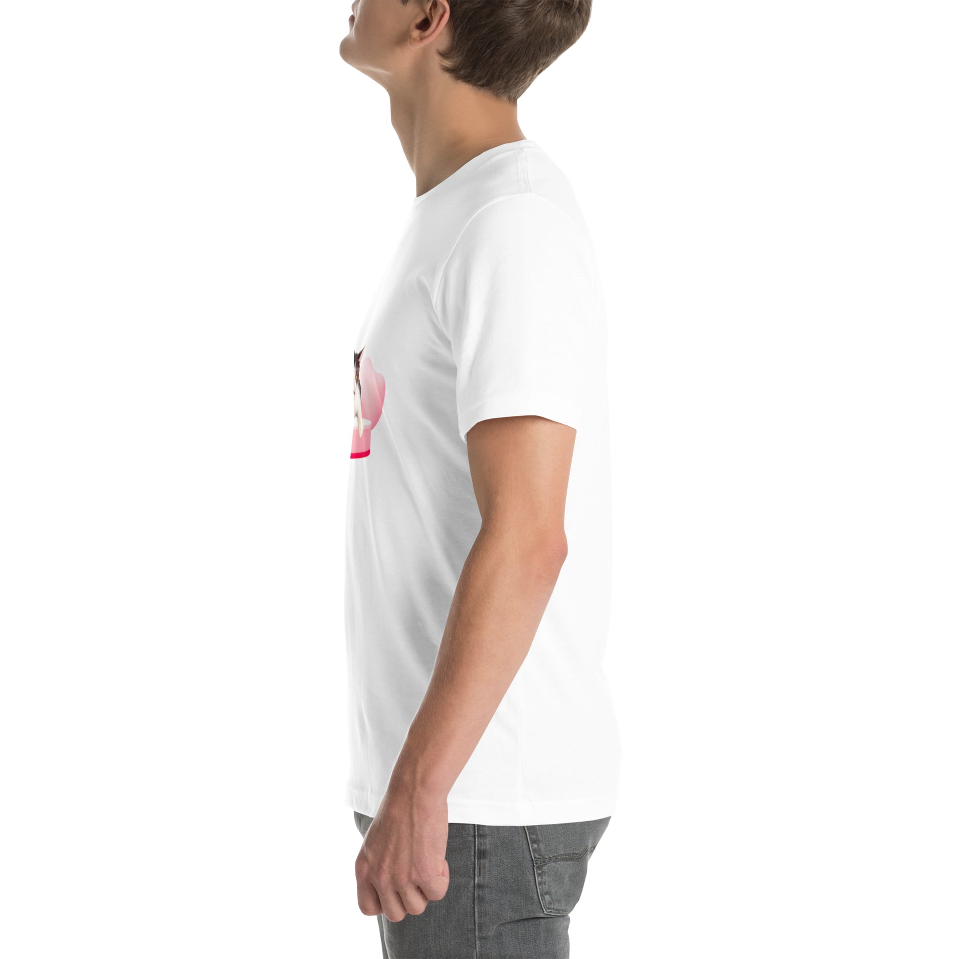 Unisex t-shirt Valentine Cat XVIII The DEEP Store