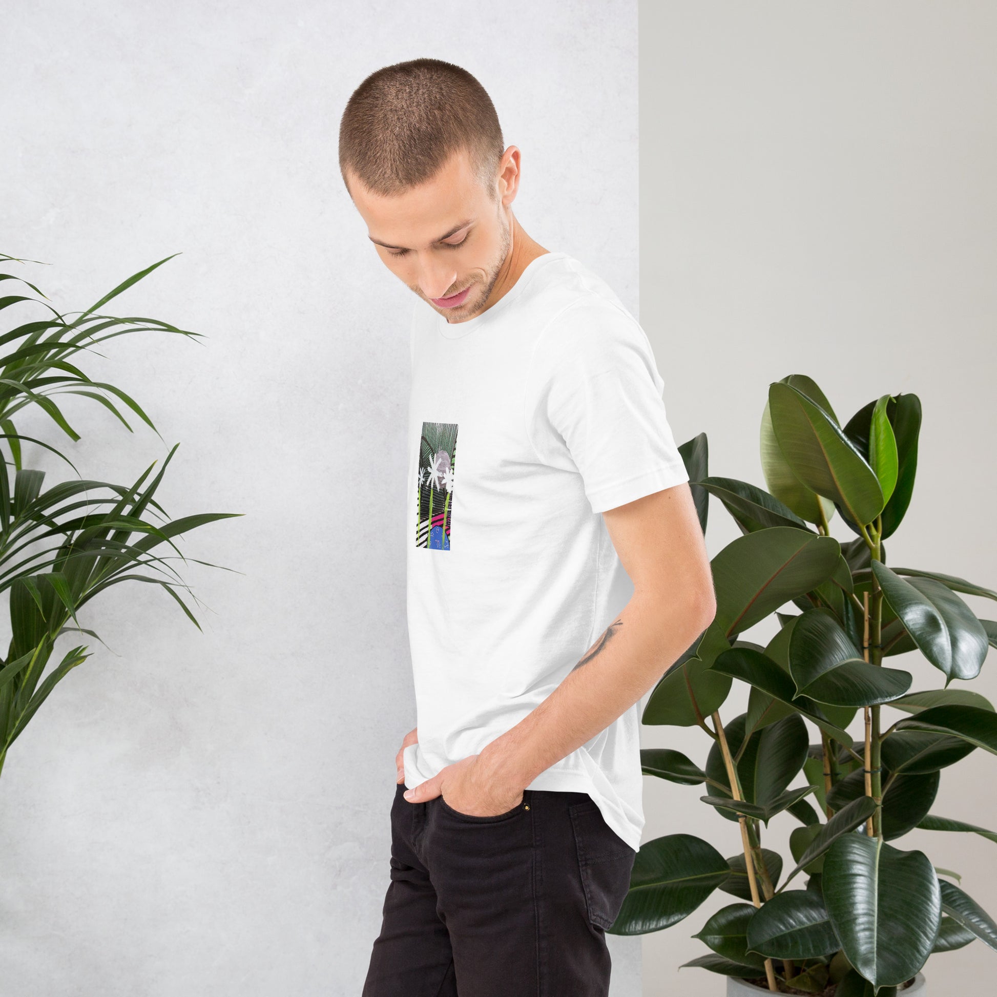 Rutherford Floral Unisex t-shirt The DEEP Store