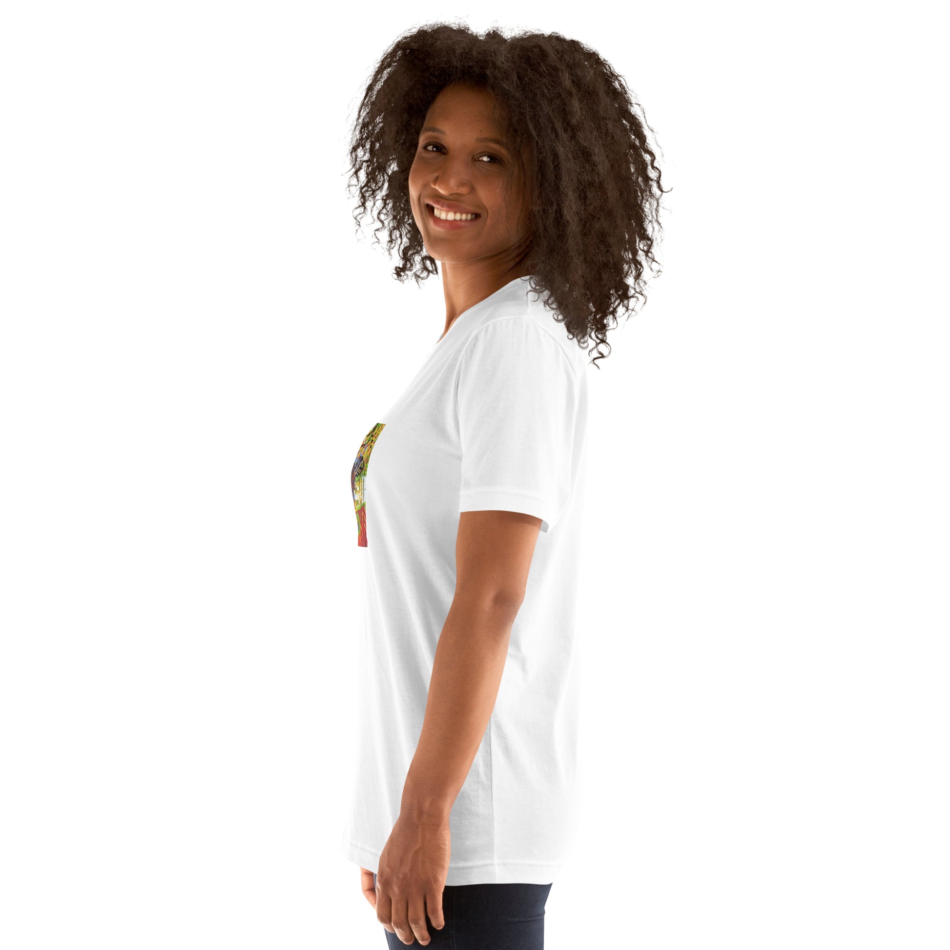 Steele Floral Unisex t-shirt The DEEP Store