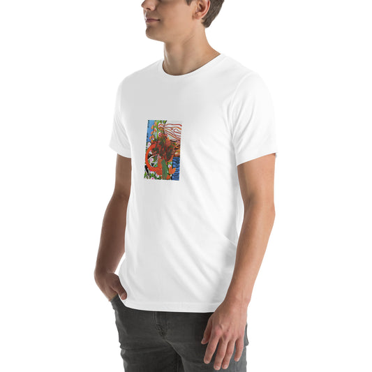 Nicole Flower Unisex t-shirt The DEEP Store White XS