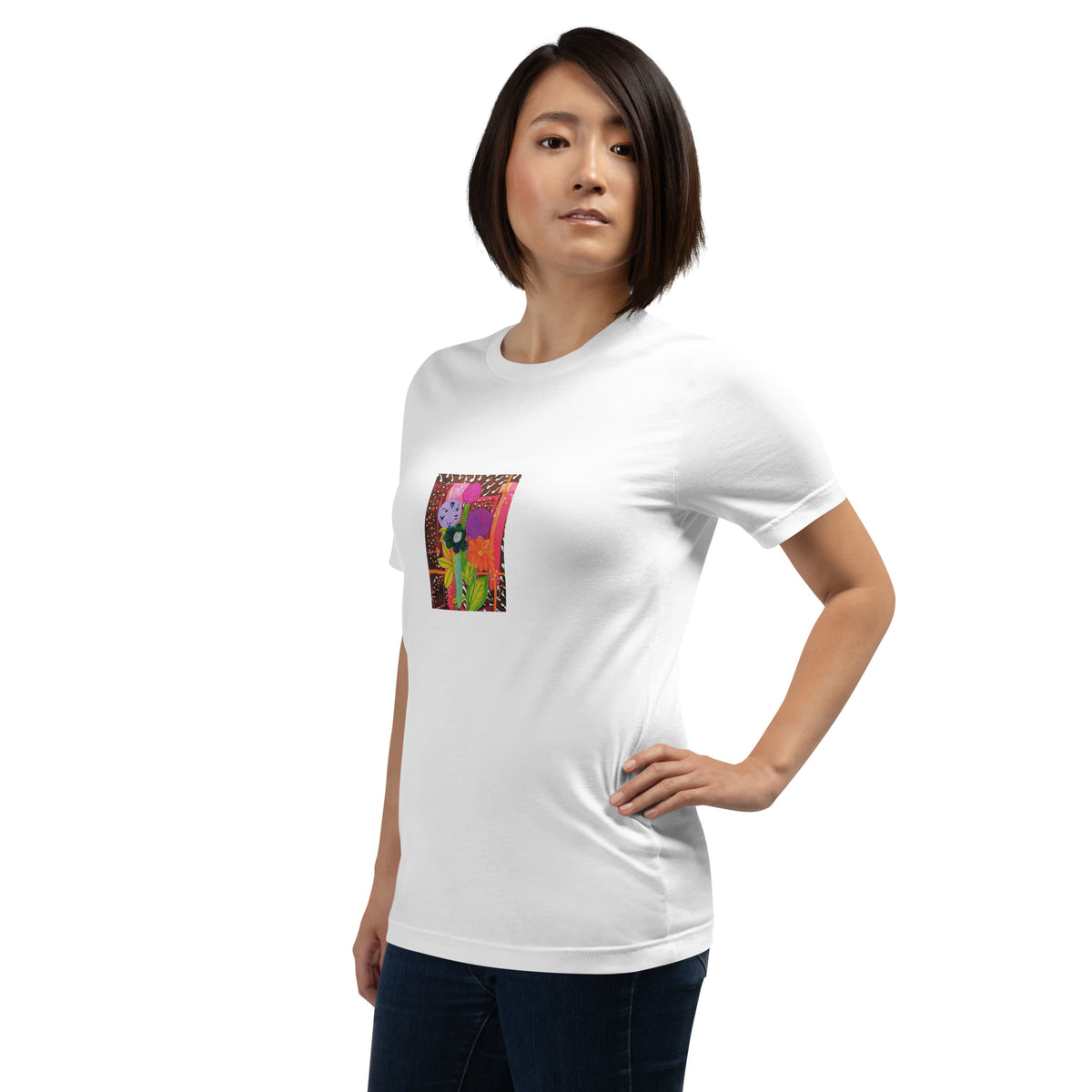 Mead Floral Unisex T-Shirt - Supports cat rescue The DEEP Store