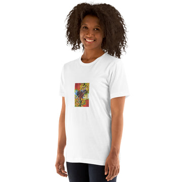 Steele Floral Unisex t-shirt The DEEP Store White XS