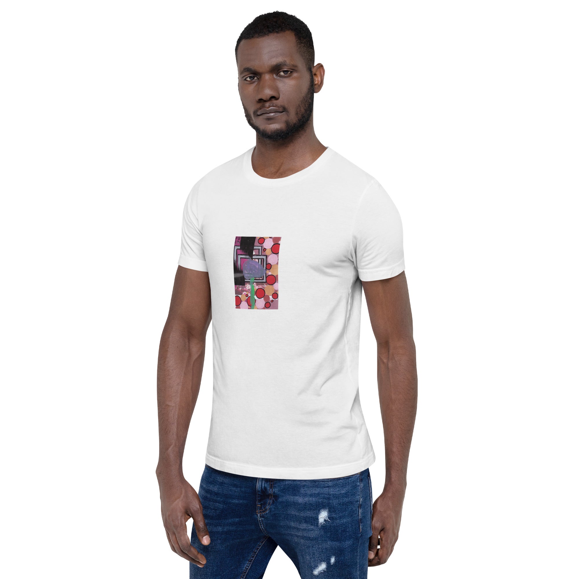 Beach Floral Unisex t-shirt The DEEP Store White XS