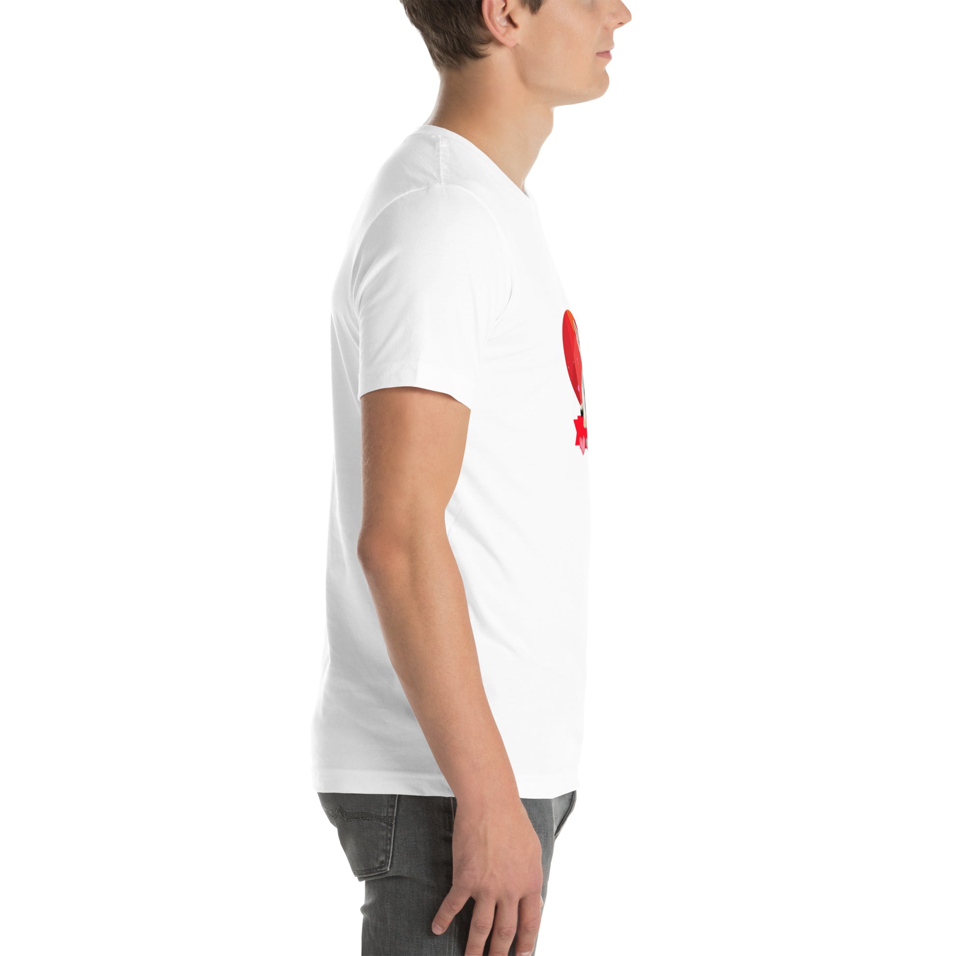 Unisex t-shirt Valentine Cat VIII The DEEP Store
