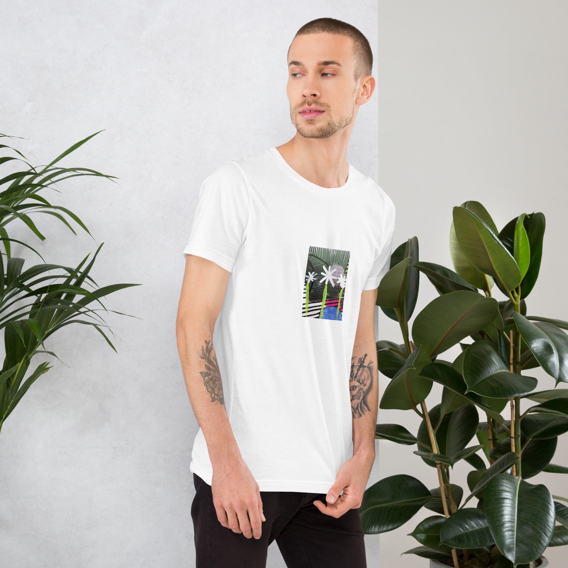 Rutherford Floral Unisex t-shirt The DEEP Store