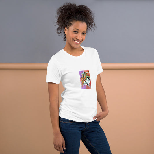 Millard Floral Unisex t-shirt The DEEP Store White XS