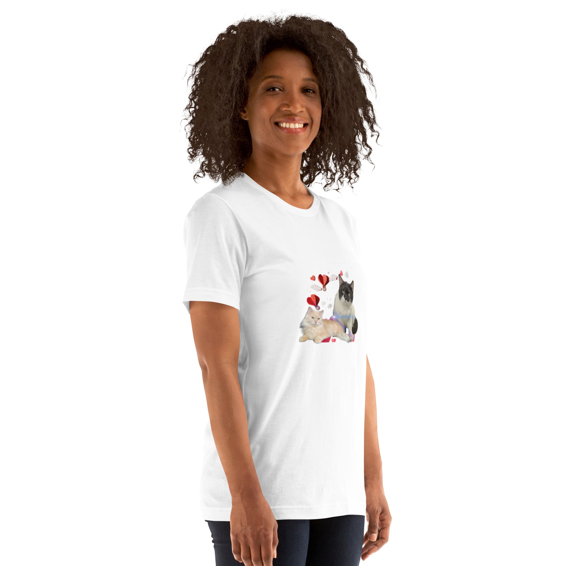 Unisex t-shirt Valentine Cat III The DEEP Store