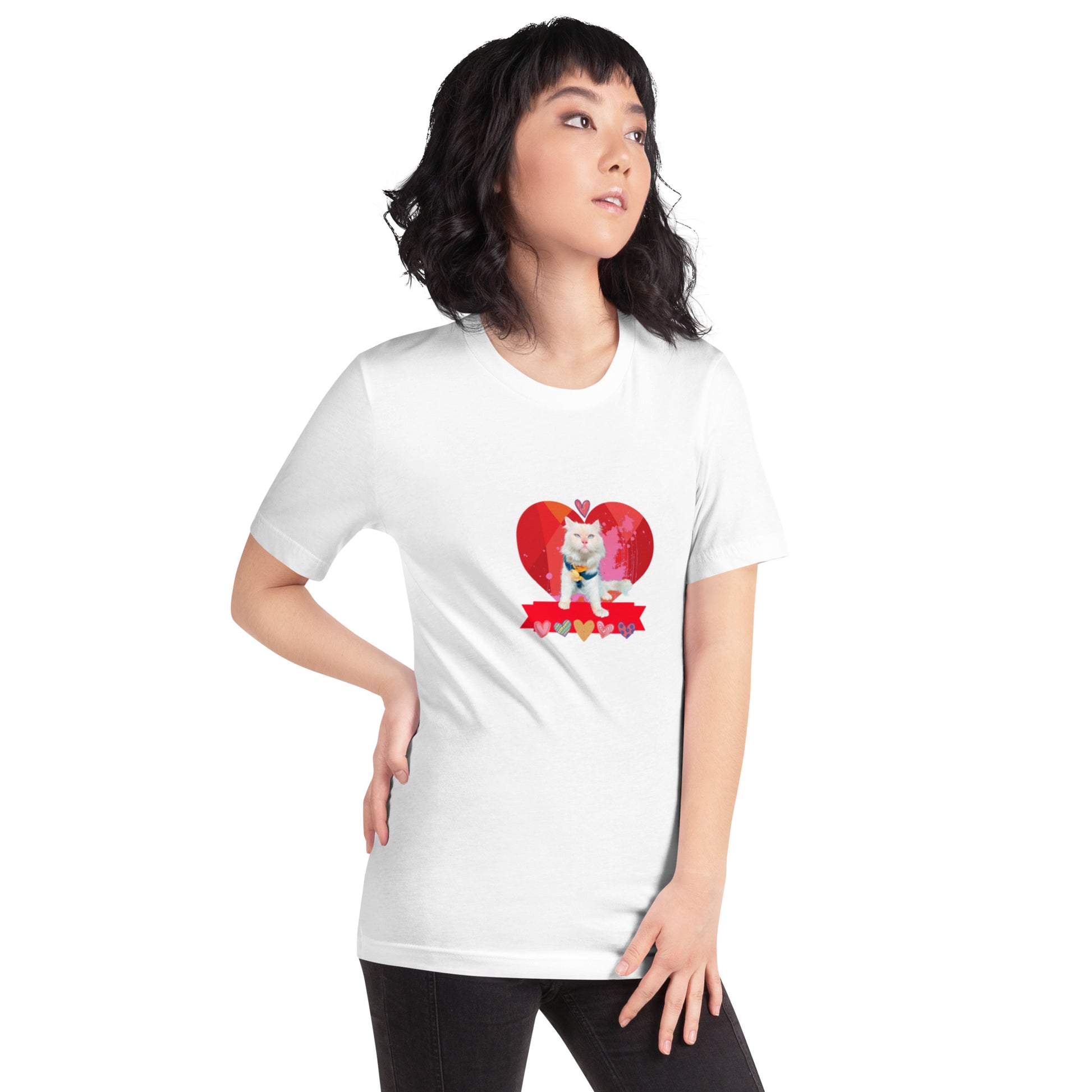 Unisex t-shirt Valentine IX The DEEP Store White XS