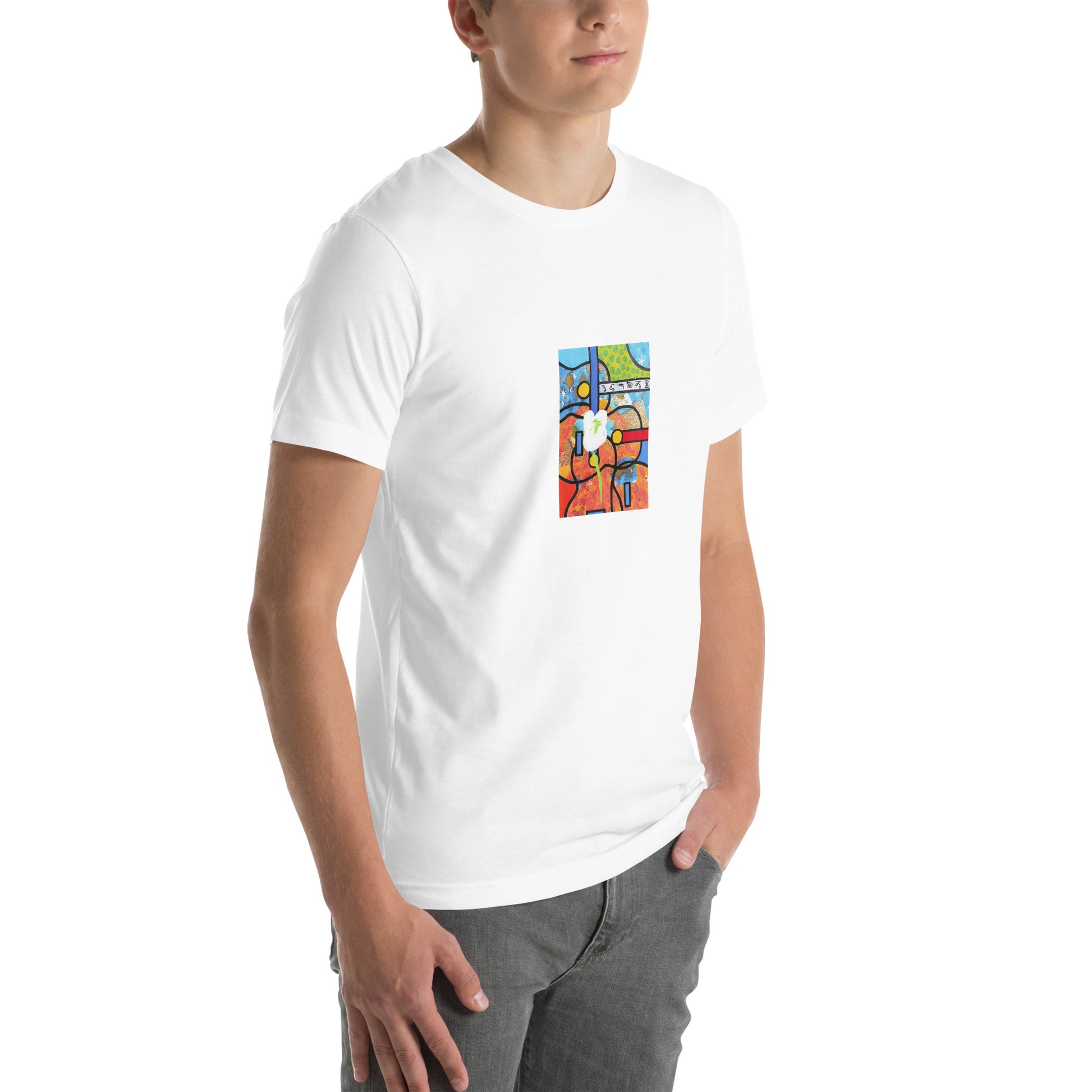 Village Square Flower Unisex t-shirt The DEEP Store