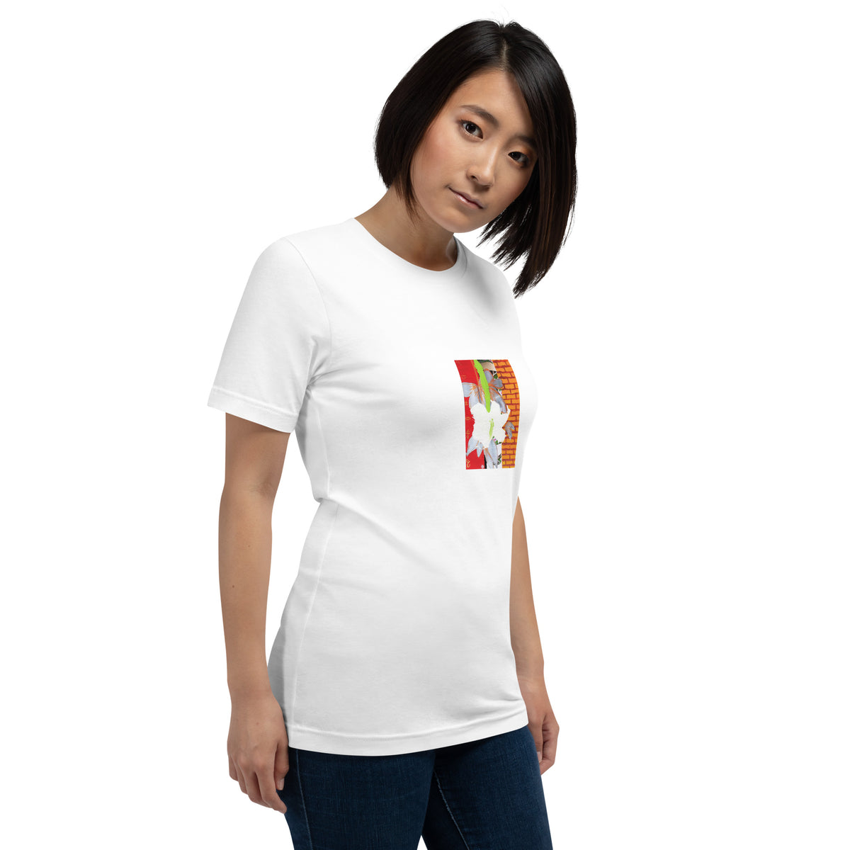 Jackson Floral Unisex T-Shirt - Supports cat rescue The DEEP Store