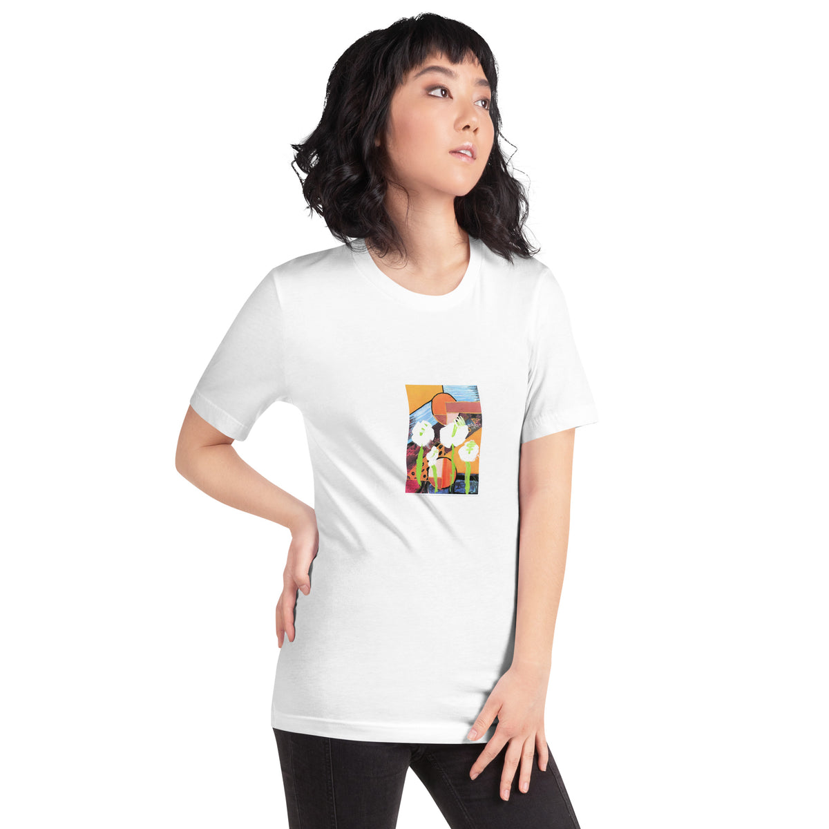 Jordan Floral Unisex T-Shirt - Supports cat rescue The DEEP Store