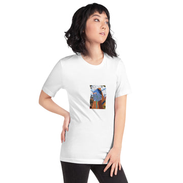 Derby Floral Unisex t-shirt The DEEP Store White XS