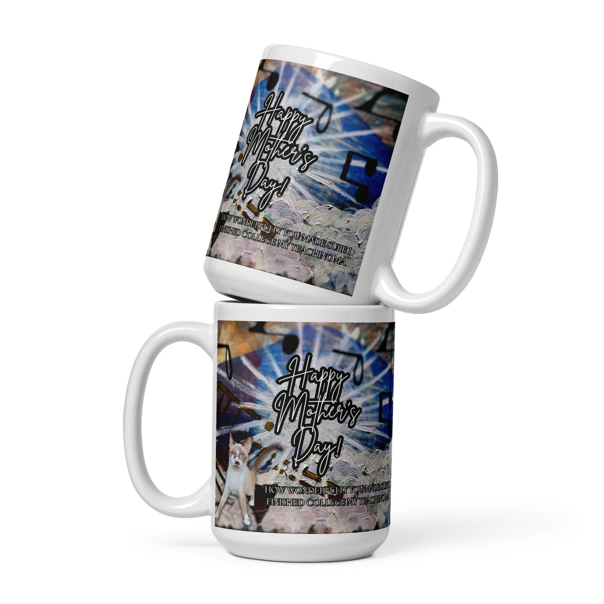 Cat Sound Mug - Mother's Day Mug MUG The DEEP Store 15 oz