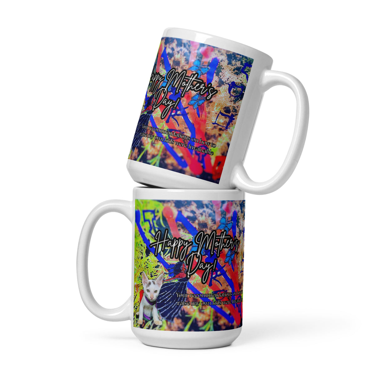 Grateful Cat Mug - Mother's Day Mug MUG The DEEP Store