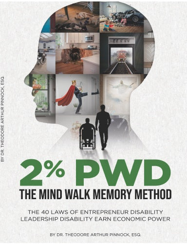2% PWD: The Mind Walk Memory Method - The 40 Laws of Entrepreneur Disability Leadership My Store Default Title